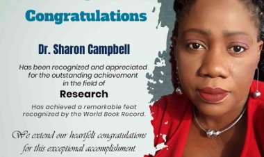Dr. Sharon Campbell outstanding achievement of Research Field