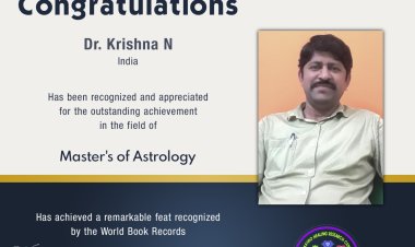 Dr. Krishna N Bagged Master's of Astrology